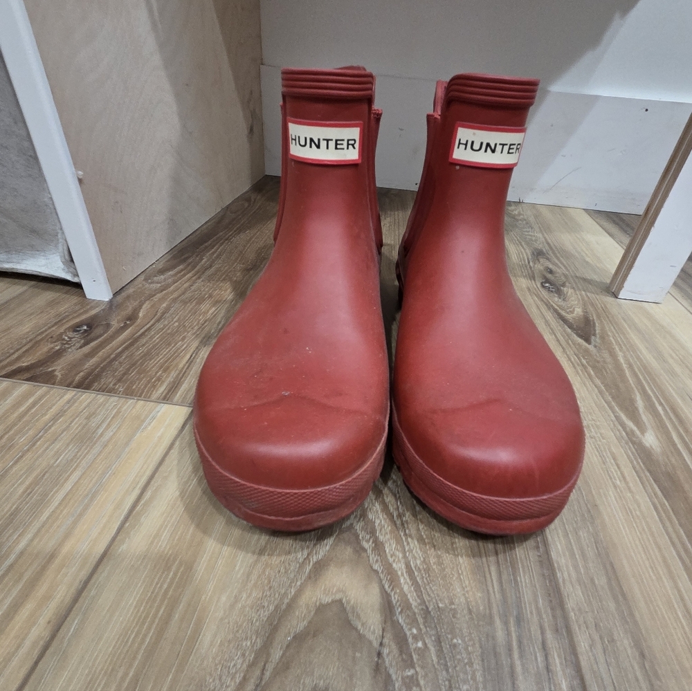 Hunter Red Rain Boots